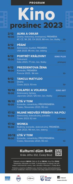 Program kina prosinec
