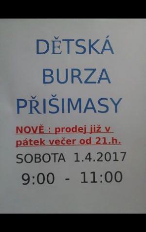 Dětská burza Přišimasy