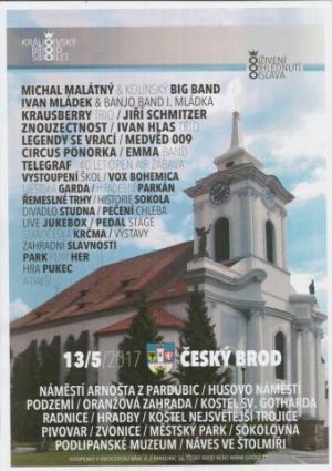 Pozvánka na akci KRÁLOVSKÝ BROD 580 LET v sobotu 13.5.2017