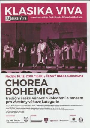 CHOREA BOHEMICA - neděle 16.12.2018 od 16 hodin Český Brod, Sokolovna